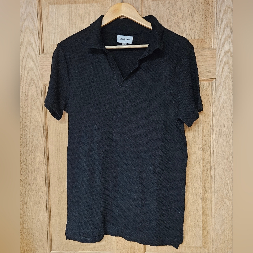 Goodfellow & Co Men's Small Black‎ Polo Shirt